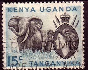 Kenya Uganda and Taganyka 1954 Animals SG 169a Fine Used
