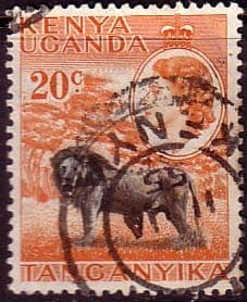 Kenya Uganda and Taganyka 1954 Animals SG 170 Fine Used