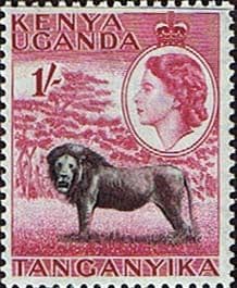 Kenya Uganda and Taganyka 1954 Animals SG 175 Fine Mint