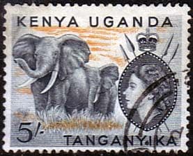Kenya Uganda and Taganyka 1954 Animals SG 178 Fine Used