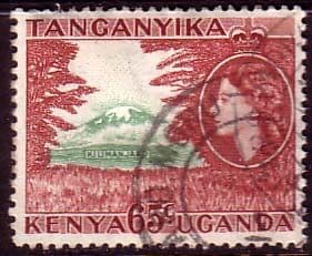 Kenya Uganda and Taganyka 1954 Mount Kilimanjaro SG 174 Fine Used