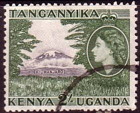 Kenya Uganda and Taganyka 1954 Mount Kilimanjaro SG 177 Fine Used