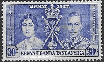 Kenya Uganda and Tanganyika 1937 King George VI Coronation SG 130 Fine Mint
