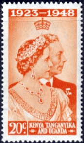 Kenya Uganda and Tanganyika 1948 King George VI Royal Silver Wedding SG 157 Fine Mint