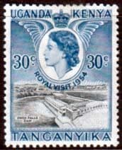 Kenya Uganda and Tanganyika 1954 Queen Elizabeth II Royal Visit Fine Mint