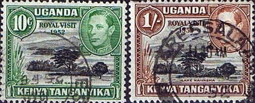 Kenya Uganda and Tanganyka 1952 Royal Visit Fine Used