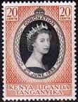 Kenya Uganda and Tangnyika Queen Elizabeth II 1953 Coronation Fine Mint