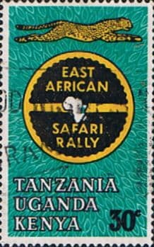 Kenya Uganda and Tanzania 1965 East African Safari Rally SG 211 Fine Used