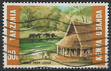 Kenya Uganda and Tanzania 1966 Tourism SG 223 Fine Used