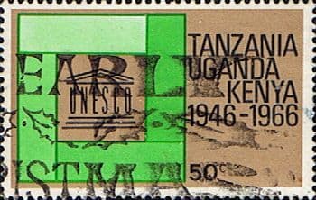 Kenya Uganda and Tanzania 1966 UNESCO SG 232 Fine Used