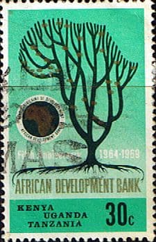 Kenya Uganda and Tanzania 1969 African Development Bank SG 268 Fine Used