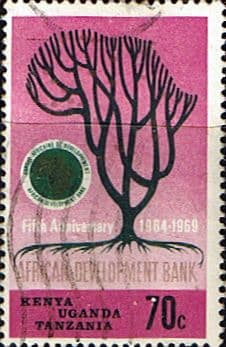 Kenya Uganda and Tanzania 1969 African Development Bank SG 269 Fine Used