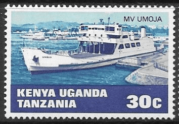 Kenya Uganda and Tanzania 1969 Water Transport SG 256 Fine Mint