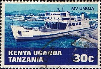 Kenya Uganda and Tanzania 1969 Water Transport SG 256 Fine Used