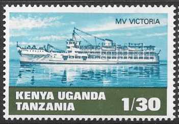 Kenya Uganda and Tanzania 1969 Water Transport SG 258 Fine Mint