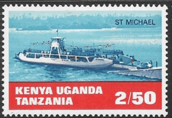 Kenya Uganda and Tanzania 1969 Water Transport SG 259 Fine Mint