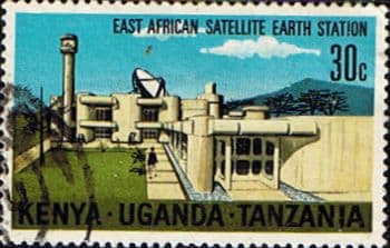 Kenya Uganda and Tanzania 1970 East African Satellite Earth Station SG 276 Fine Used