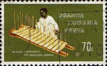 Kenya Uganda and Tanzania 1970 Musical Instruments SG 273 Fine Used