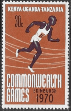 Kenya Uganda and Tanzania 1970 Ninth Commonwealth Games SG 280 Fine Mint