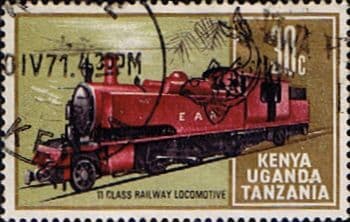 Kenya Uganda and Tanzania 1971 Railway Transport SG 292 Fine Used
