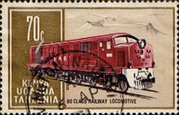 Kenya Uganda and Tanzania 1971 Railway Transport SG 293 Fine Used