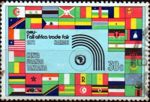 Kenya Uganda and Tanzania 1972 All-Africa Trade Fair SG 306 Fine Used