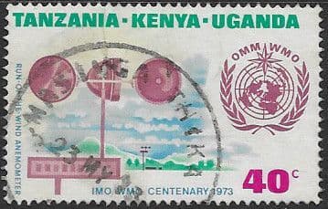 Kenya Uganda and Tanzania 1972 Centenary of IMO/WMO SG 325 Fine Used