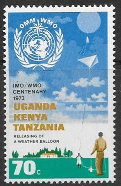 Kenya Uganda and Tanzania 1972 Centenary of IMO/WMO SG 326 Fine Mint