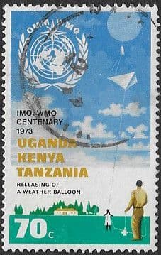 Kenya Uganda and Tanzania 1972 Centenary of IMO/WMO SG 326 Fine Used