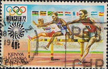 Kenya Uganda and Tanzania 1972 Olympic Games SG 314 Fine Used