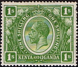 Kenya Uganda Tanganyika 1922 King George V SG 87 Find Mint