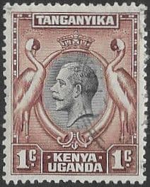 Kenya Uganda Tanganyika 1935 King George V SG 110 Fine Used