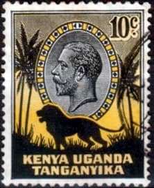 Kenya Uganda Tanganyika 1935 King George V SG 112 Fine Used