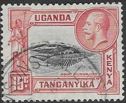 Kenya Uganda Tanganyika 1935 King George V SG 113 Fine Used