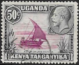 Kenya Uganda Tanganyika 1935 King George V SG 116 Fine Used