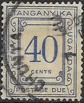 Kenya Uganda Tanganyika 1935 Postage Due SG D 11 Fine Used