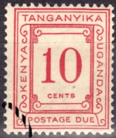 Kenya Uganda Tanganyika 1935 Postage Due SG D 8 Fine Used