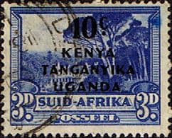 Kenya Uganda Tanganyika 1941 South Africa Overprint Afrikans SG 152 Fine Used