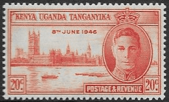 Kenya Uganda Tanganyika 1946 Victory SG 155 Fine Mint
