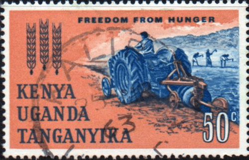 Kenya Uganda Tanganyika 1963 Freedom From Hunger SG 201 Fine Used