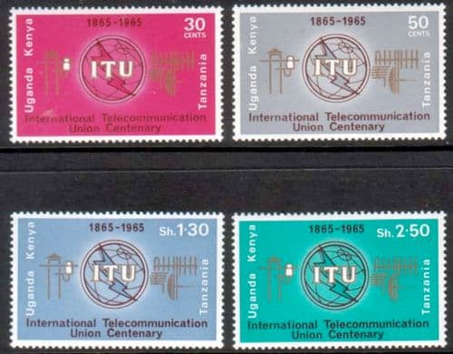 Kenya Uganda Tanganyika International Telecomunication Union Set Fine Mint