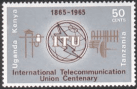 Kenya Uganda Tanganyika International Telecomunication Union SG 216 Fine Mint