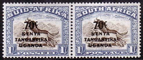 Kenya Uganda Tanganyka 1941 South Africa Overpint SG 154 Mint