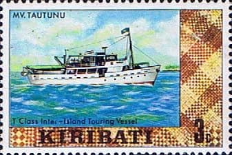 Kiribati 1979 SG 87 Boat MV Tautunu Fine Mint