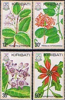 Kiribati 1981 Flowers Set Fine Mint