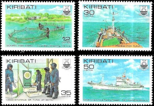 Kiribati 1981 Tuna Fishing Industry Set Fine Mint