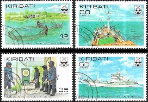 Kiribati 1981 Tuna Fishing Industry Set Fine Used
