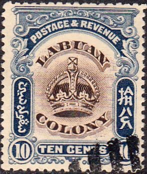 Labuan 1902 Crown Colony SG 122 Fine Used