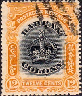 Labuan 1902 Crown Colony SG 123 Fine Used