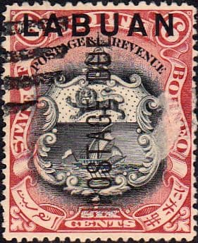 Labuan Postage Due 1901 SG D5 Fine Used